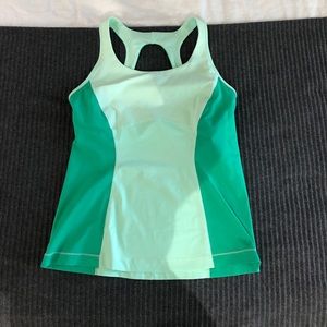 Lulu lemon green and mint green tank!